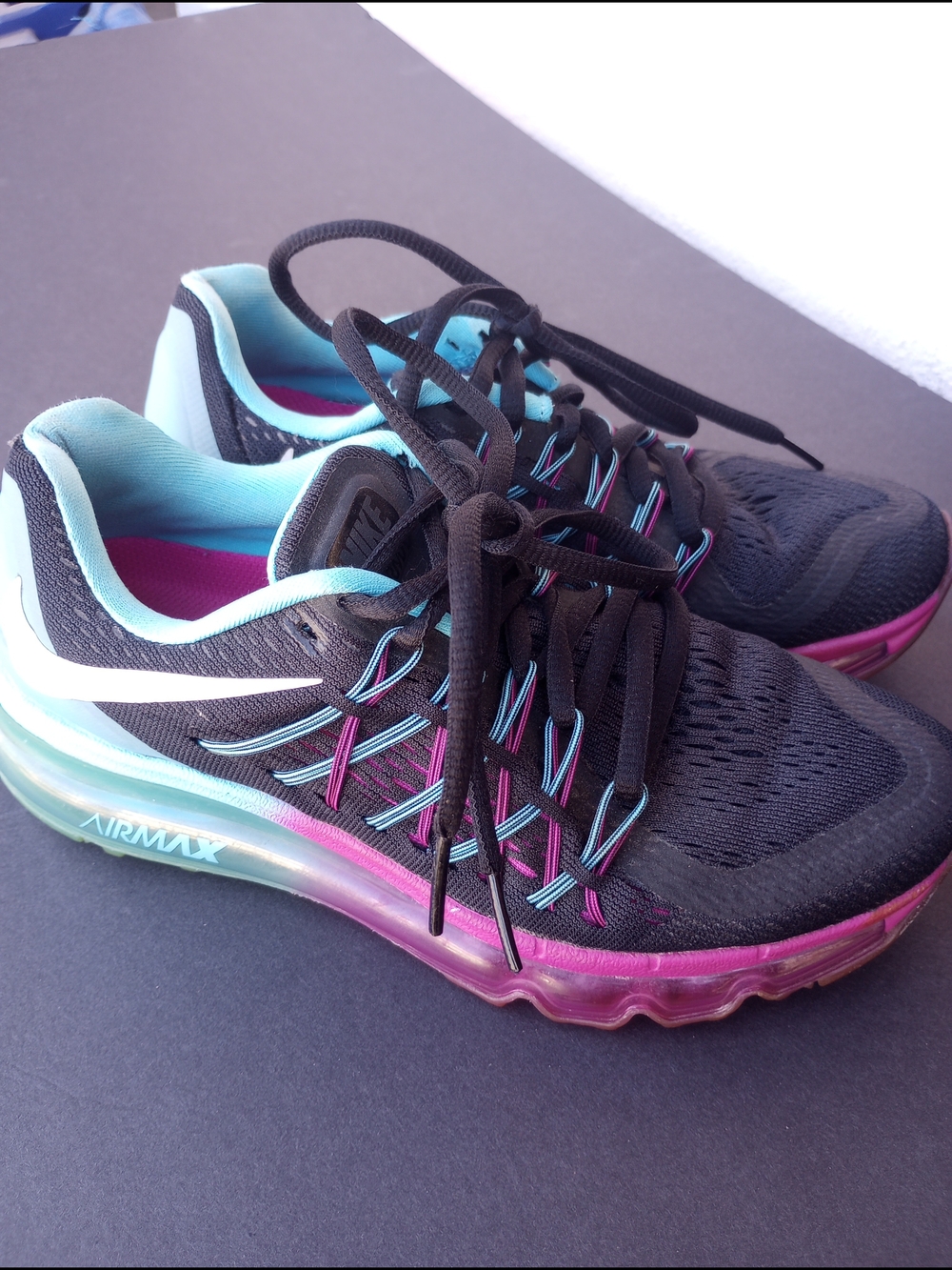 Nike Air Max 2015 Clearwater Turquoise/Pink. Size 5.5